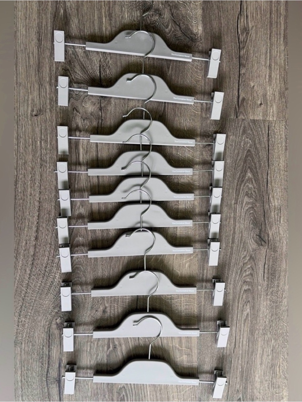 The Container Store Rubber Non-Slip Pant/Skirt Hangers
